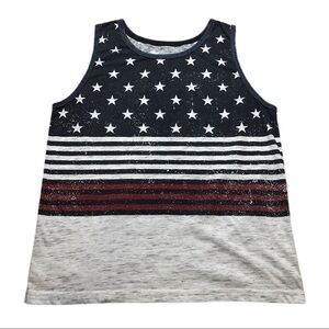 Rustic Blue Stars& Stripes Kid’s Tank Top